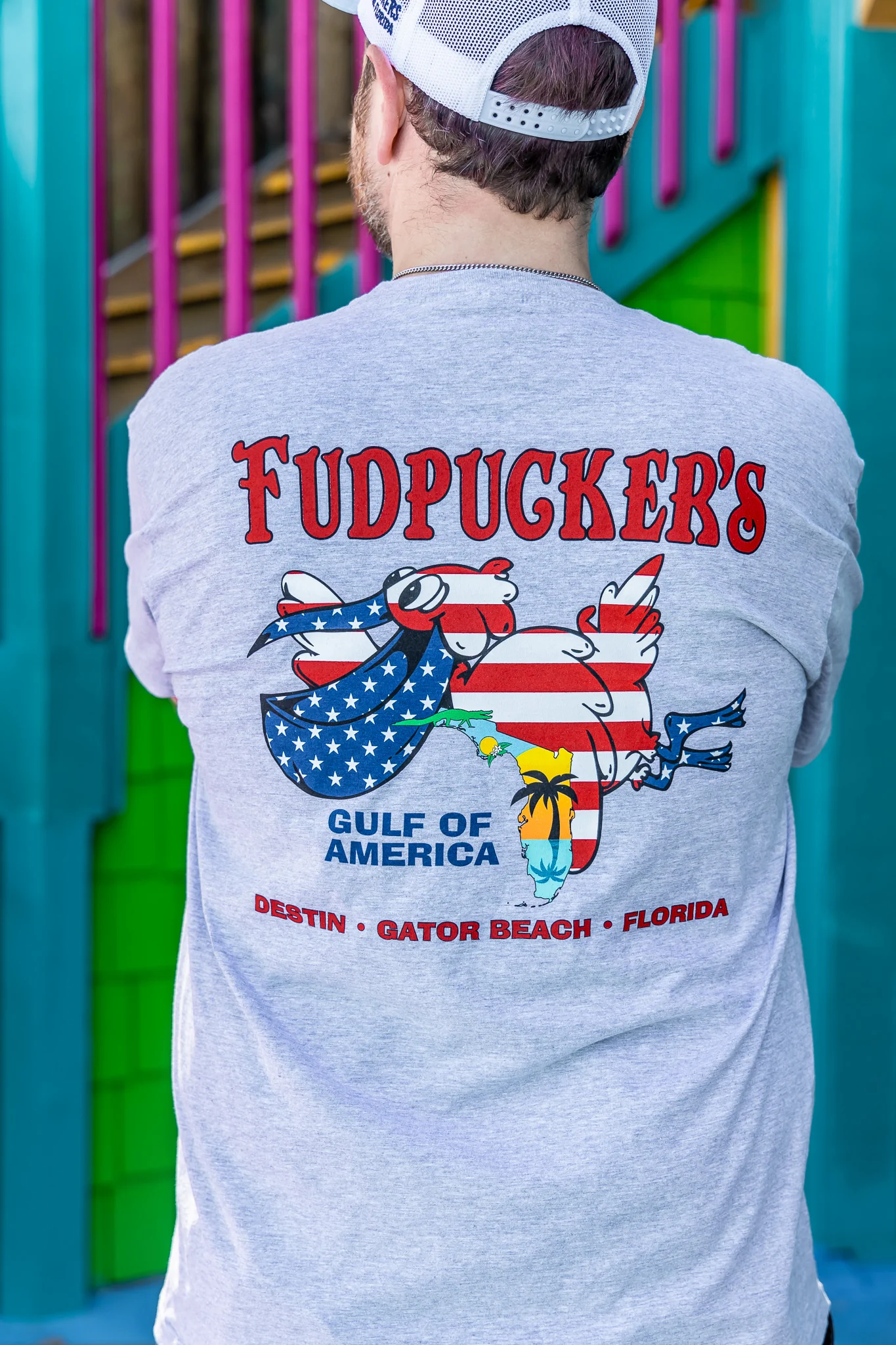 Fud's Patriotic Pelican T-Shirt - Image 3