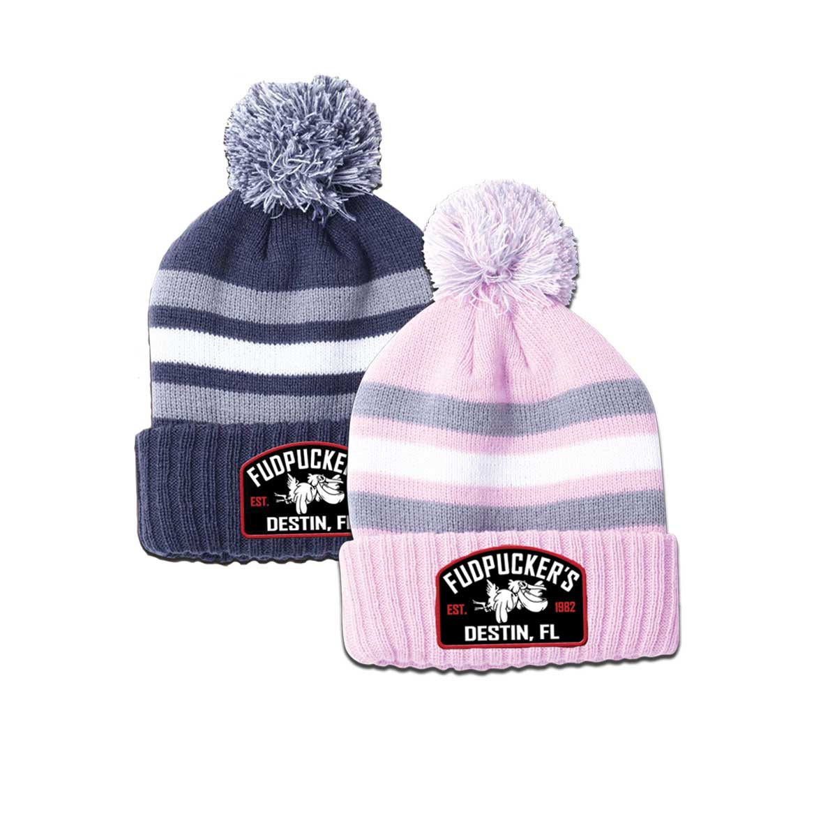 Fudpucker's Pom Pom Beanies - Image 3